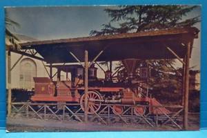 Sacramento, CA The C P Huntington Railroad Train Steam Engine, PC Postcard - Picture 1 of 2