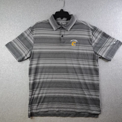 Colunbia Golf Chattanooga Mocs UTC Large Gray Polo Cover