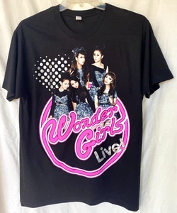 VTG Y2K..KOREAN POP BAND..WONDER GIRLS..LIFE U.S. TOUR..GRAPHC T-SHIRT NEW L - Picture 1 of 3
