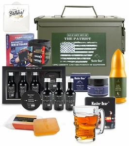 Regalos de Cumpleaños para Novios - Colección Set de Regalo Lata de Munición 50 Cal - Caja X-Grande - Imagen 1 de 9