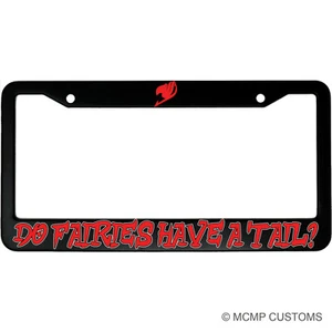 Do Fairies Have A Tail? Aluminum Car License Plate Frame - Picture 1 of 6