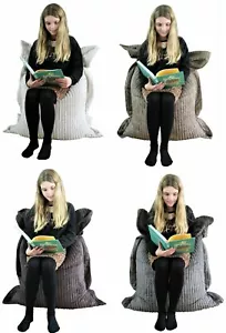 Bean Bag Gamer Beanbag Gaming Large Jumbo Cord Kids Adult Big Arm Chair Cushion - Picture 1 of 16