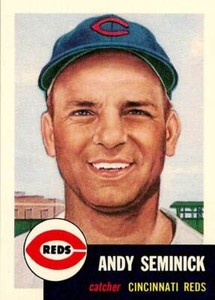 Andy Seminick 153 1991 Topps Archives '53 (1953 Reprint)