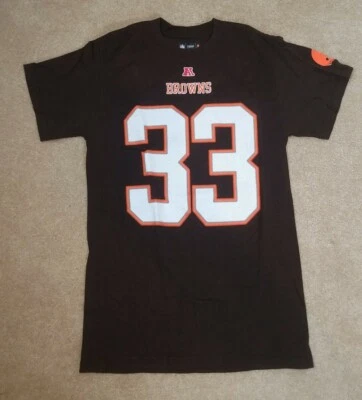 Cleveland Browns #33 TRENT RICHARDSON Mens NFL Team Apparel T Shirt Small - Изображение 1 из 4