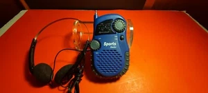 Lenoxx Sound PR-35M AM/FM Sport RADIO HEADPHONES & MANUAL PERFECT WORKING COND - Picture 1 of 7