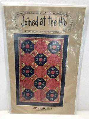 Joined at the Hip Country Home #115 Quilting Pattern Hexagons - Image 1 of 3