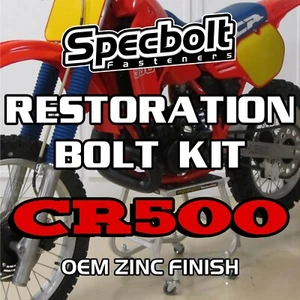 Kit de pernos de restauración de sujetadores Specbolt para Honda CR500 84-01 en acabado de zinc OEM - Imagen 1 de 16