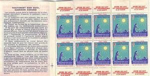 FRANCE - 1961 -  CARNET ANTI TUBERCULEUX - 31e CAMPAGNE NATIONALE - COMPLET AVEC - Picture 1 of 2