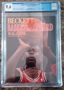 Beckett Basketball Card Magazine #1 CGC 9.6 1990 Statabase! - Michael Jordan! - Picture 1 of 3