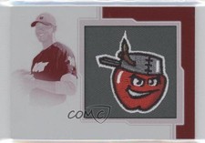 2013 Topps Pro Debut Hat Logo Patch Printing Plate Magenta 1/1 Joe Ross 0b0