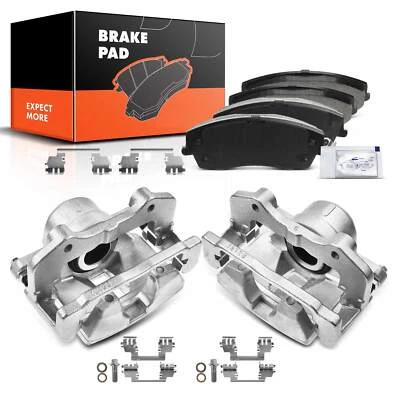 Pinzas de freno delanteras y pastillas de freno de cerámica para Chrysler 300 Dodge Magnum Charger Foto 1 de 4