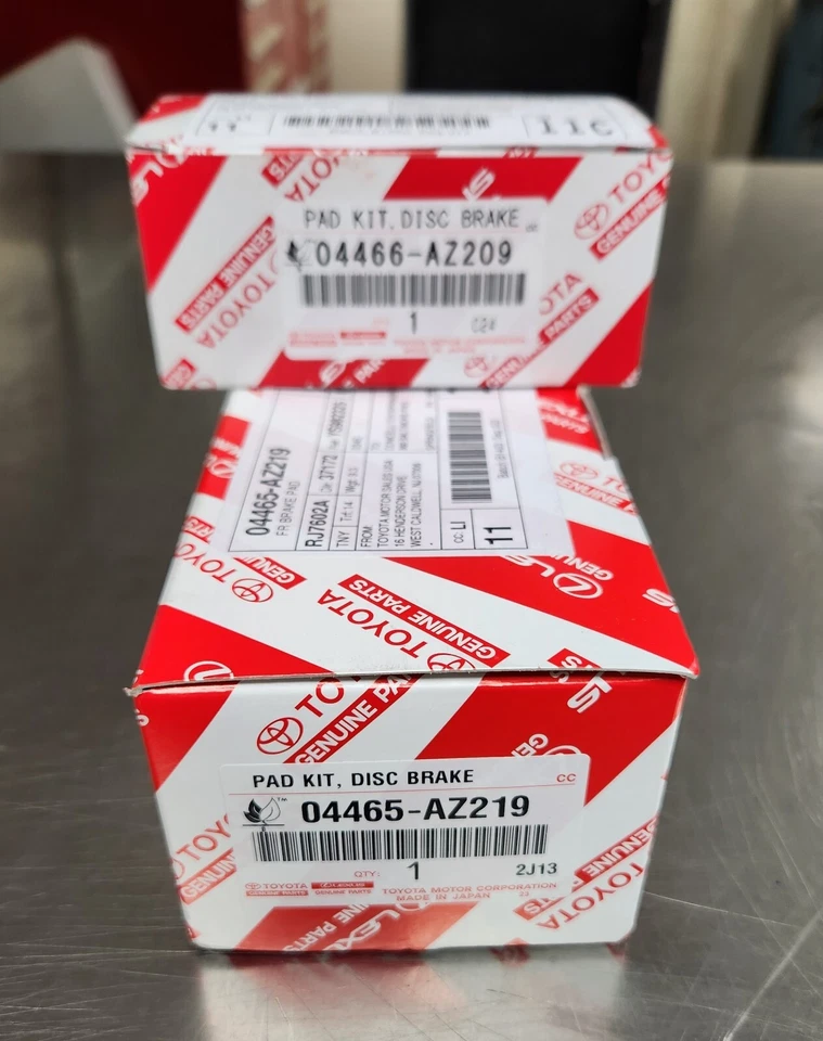 2010 - 2015 RX 350 Factory Lexus Front and Rear Brake Pad Sets OEM AZ319 AZ309 — 第 1/3 张图片