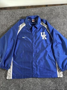 Nike Kentucky Wildcats Basketball Warm Up Jacket Mens XL Shooting Shirt Blue - Picture 1 of 10