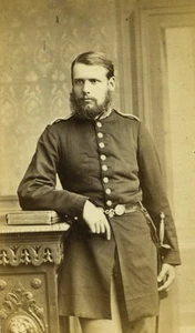 Frankreich Paris Wissenschaftler Emile Percheron altes Foto CDV Reutlinger 1870 - Bild 1 von 3