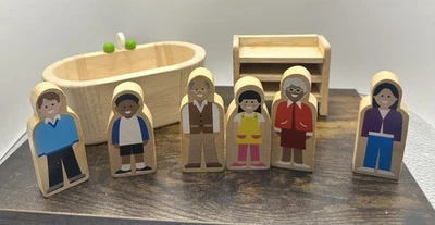 Juego de baño de muebles de madera y muebles de madera Melissa and Doug Foto 1 de 4