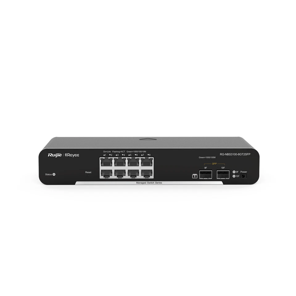 Reyee RG-NBS3100-8GT2SFP-P 10-Port Gigabit Layer 2 PoE Switch PoE+ SFP Up 125w - Image 1 of 1