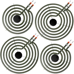 Paquete de 4 unidades quemadoras eléctricas S-Union 2 piezas MP15YA 6" 2 piezas MP21YA 8" - Imagen 1 de 12