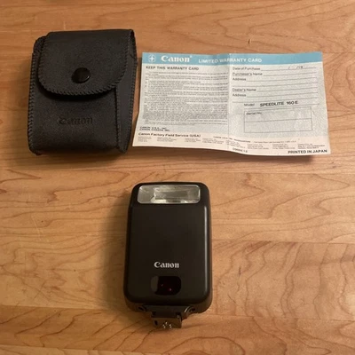 Canon 160E Speedlite Flash for Canon EOS FILM SLR camera, Pre-owned,  - Image 1 of 4