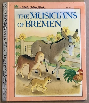 VG 1983 HC Little Golden Book Early ED Musicians Bremen B Cruise A Schweninger Foto 1 de 4