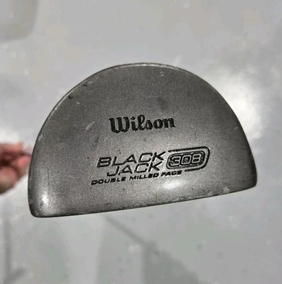 Wilson Black Jack 308 Right Handed Putter 35" Steel Shaft Double Milled Face - Image 1 of 4