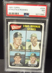 1965 Topps Jim “Catfish” Hunter #526 PSA 7 Athletics Rookies - Bild 1 von 2