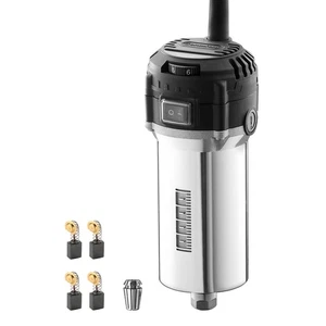 710W Compact Router 65mm Diameter, 6 Variable Speeds Palm Trimmer Router, wit... - Picture 1 of 6