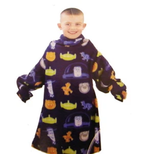 Disney Toy Story 3 Buzz Lightyear & Woody Poncho Polaire à Manches 120x90 CM - Picture 1 of 1