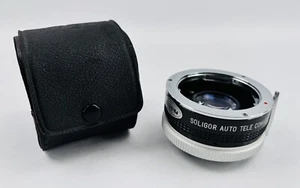 Vintage Soligor Auto Tele Converter 2x to fit Minolta w/Case - Picture 1 of 6