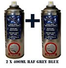 Raf Grey Blue Army Spray Paint, Military Vehicle, paintball,airsoft,Rc model, X2