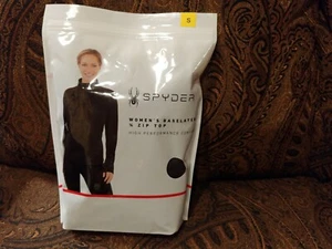 Women's Spyder 1/4 Zip Lightweight High Perfromance Comfort Baselayer Top - Picture 1 of 2