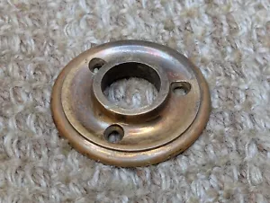 2 1/16" Antique Cast Brass Rosette Escutcheon For Door Knob Door Hardware #2333 - Picture 1 of 8