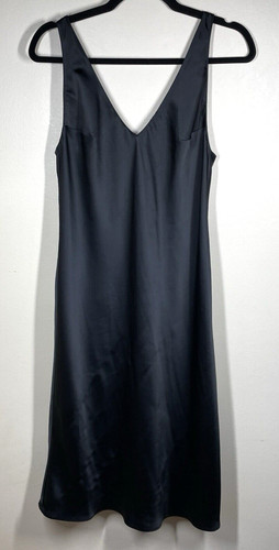 UNDERCOVER Abito Victoria's Secret nero scollo a tuffo midi linea A slip taglia M Y2K fata grunge