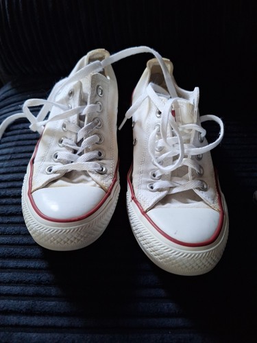 Converse donna taglia 4 5 bianche basse vedi descrizione