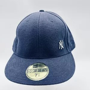 NY Yankees MLB cap size 7 1/2 fitted New Era 59fifty red white blue stripes insi - Picture 1 of 8