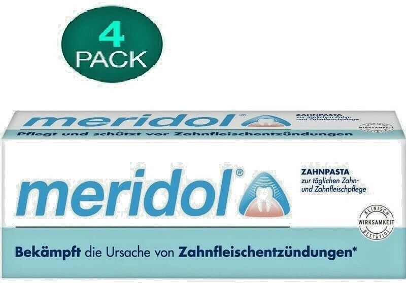 4 pack German Toothpaste MERIDOL :: effective against Gingivitis - Image 1 of 1
