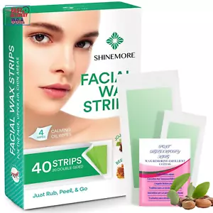 Facial Wax Strips for Hair Removal: Fast Working and Gentle for Face, Eyebrow, U - Picture 1 of 12