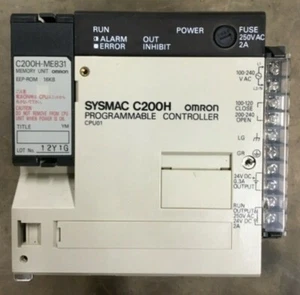 OMRON SYSMAC C200H-CPU01-ED CONTROLLER PROGRAMMABILE /W C200H-ME831 - Foto 1 di 3