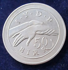 Äthiopien Münze Silber 50 Birr Internationales Jahr der Behinderten 1981 KM 66