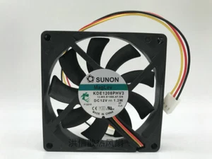 Sunon KDE1208PHV3 80*80*15MM 12V 1,3W 8CM 3Pin Lüfter Qualitätssicherung - Bild 1 von 4