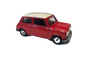 Tomica Pocket Cars Tomy vintage BLMC Mini Cooper S in red F8 1979 - Picture 1 of 11