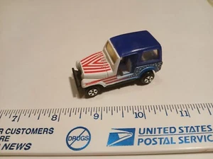 Vintage TV Airwolf ERTL Air Wolf Santini Jeep car 1:64 Die cast 1980s 80s vtg - Picture 1 of 5