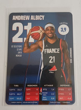 Andrew ALBICY Team France Basket SLAM DECK Card Card