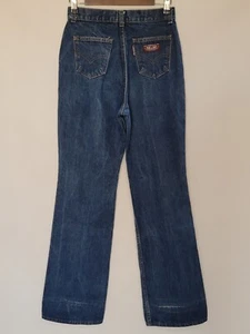 Vintage Big E Levi's Boot Jeans High Rise Bootcut Size 13 28 X 34 USA made - Picture 1 of 5
