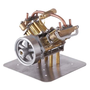Mini Motor de Vapor V4 Modelo Miniatura para 14 Años Sin Caldera Alta Calidad - Imagen 1 de 5
