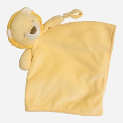 Manta de seguridad Carters Yellow Lion Lovey bebé niña niño chupete soporte felpa Foto 1 de 4
