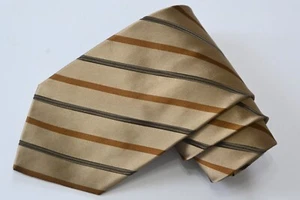 ERMENEGILDO ZEGNA BRAUNE SEIDE HERREN Krawatte W: 4" VON L: 58" - Bild 1 von 4