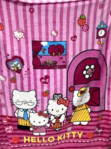 Baby Blanked Hello Kitty Twin Blankets 60In x 80In - Picture 1 of 5