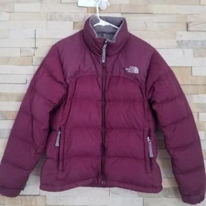 Chaqueta de invierno North Face para mujer pequeña púrpura retro 96 Nuptse tampón dama abrigo - Imagen 1 de 8