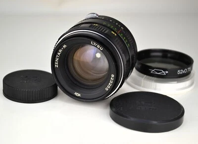 SERVICED! NEAR EXC! 1982 EXPORT FAST USSR ZENITAR-M SLR lens, f1.7/50 M42 (10) - Image 1 of 4