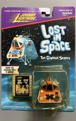 Lost In Space The Space Pod   Johnny Lightning 1998 NEW SEALED CLIP # 13 - Image 1 of 4